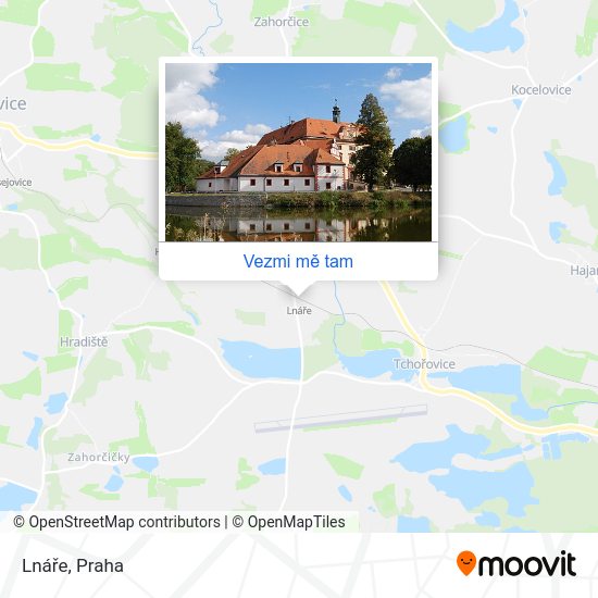 Lnáře mapa