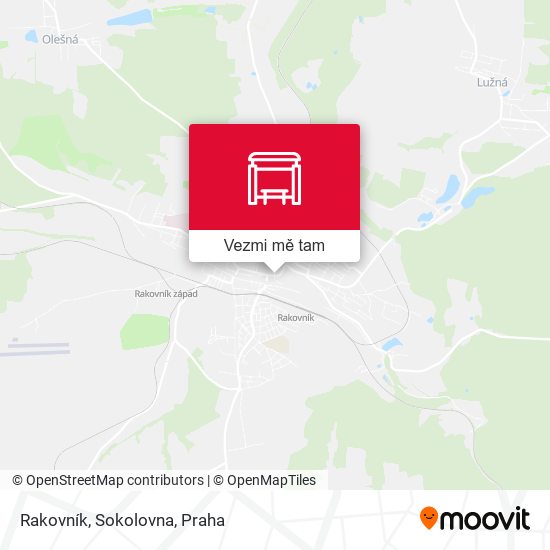 Rakovník, Sokolovna mapa