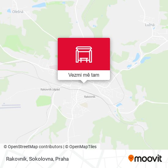 Rakovník, Sokolovna mapa
