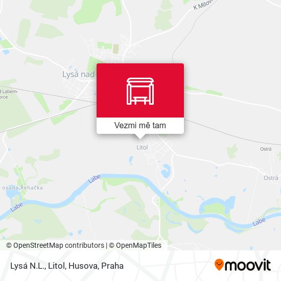 Lysá N.L., Litol, Husova mapa