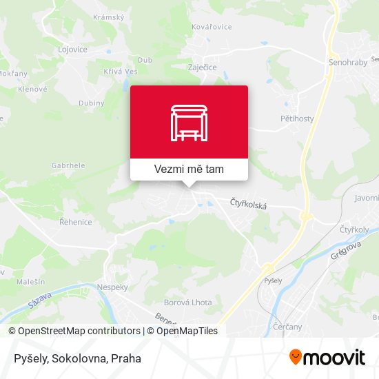Pyšely, Sokolovna mapa