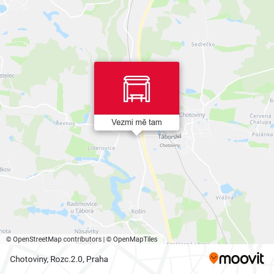 Chotoviny, Rozc.2.0 mapa