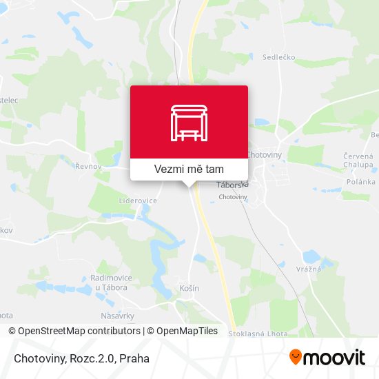 Chotoviny, Rozc.2.0 mapa