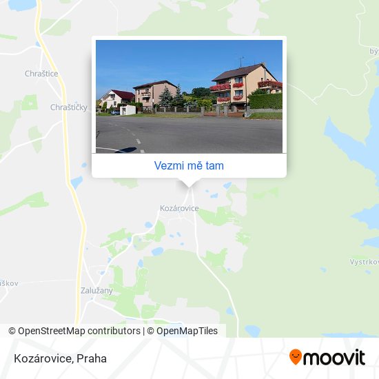 Kozárovice mapa