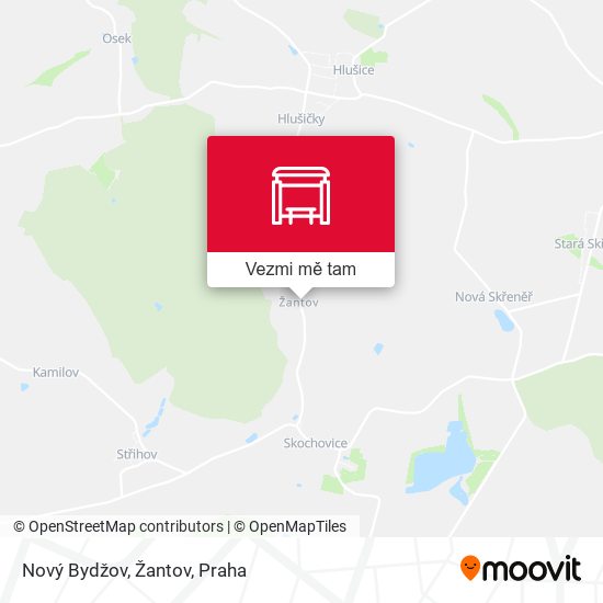 Nový Bydžov, Žantov mapa