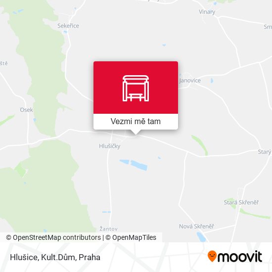 Hlušice, Kult.Dům mapa