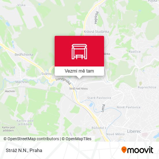 Stráž N.N. mapa