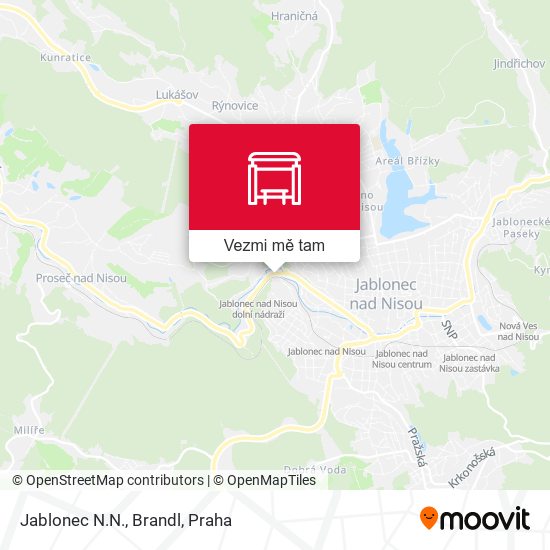 Jablonec N.N., Brandl mapa