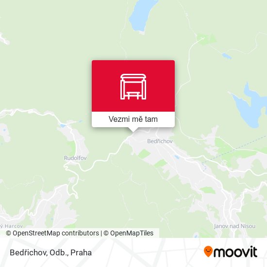 Bedřichov, Odb. mapa