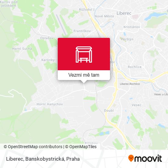 Liberec, Banskobystrická mapa