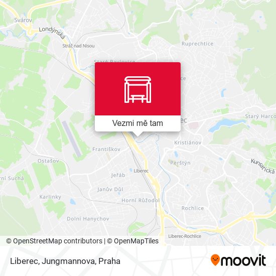 Liberec, Jungmannova mapa