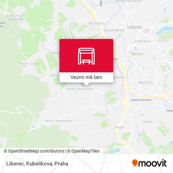 Liberec, Kubelíkova mapa