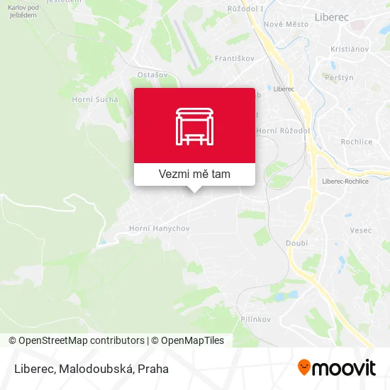 Liberec, Malodoubská mapa