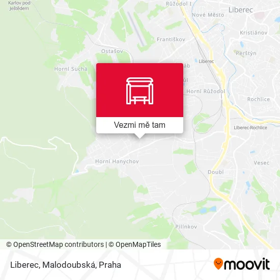 Liberec, Malodoubská mapa