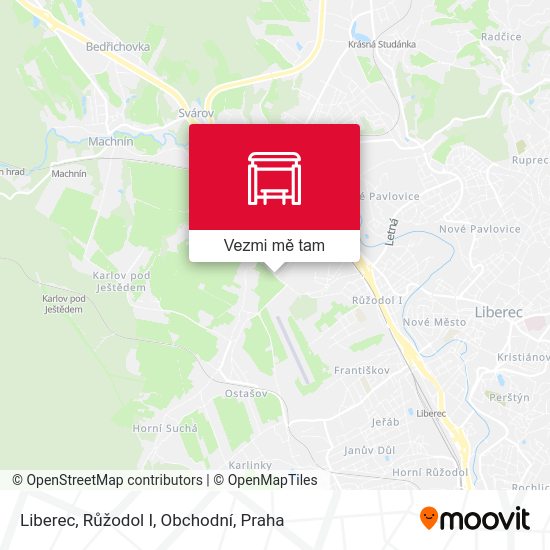 Liberec, Růžodol I, Obchodní mapa