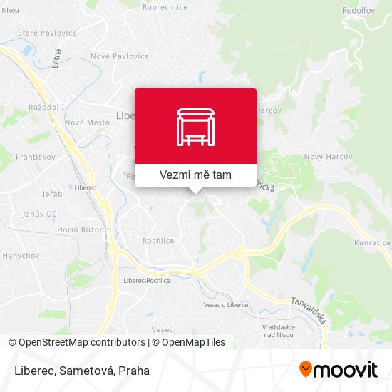 Liberec, Sametová mapa