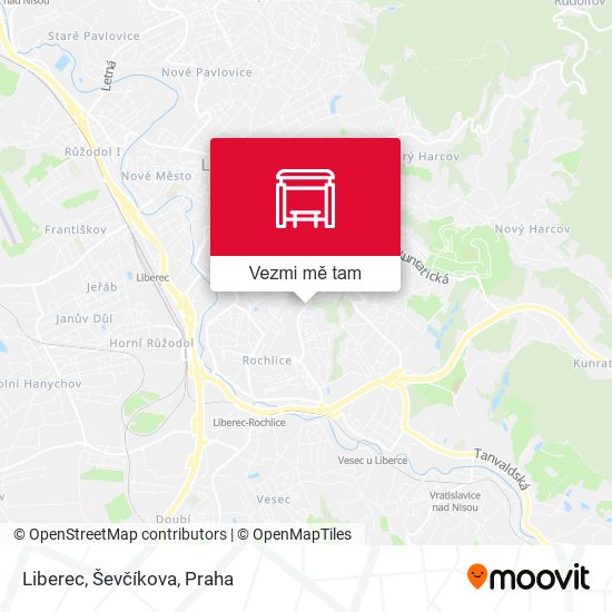 Liberec, Ševčíkova mapa