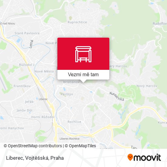 Liberec, Vojtěšská mapa