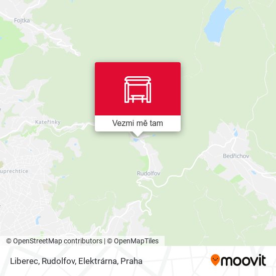Liberec, Rudolfov, Elektrárna mapa