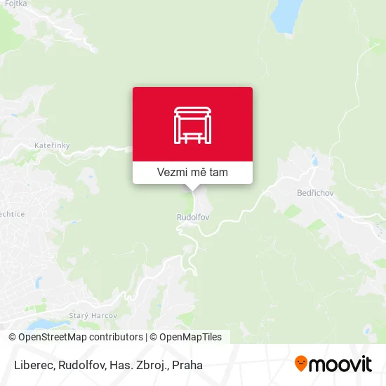 Liberec, Rudolfov, Has. Zbroj. mapa