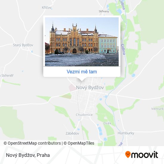 Nový Bydžov mapa