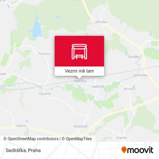 Sedlišťka mapa