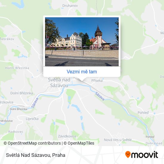 Světlá Nad Sázavou mapa