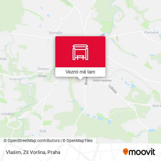 Vlašim, Zš Vorlina mapa