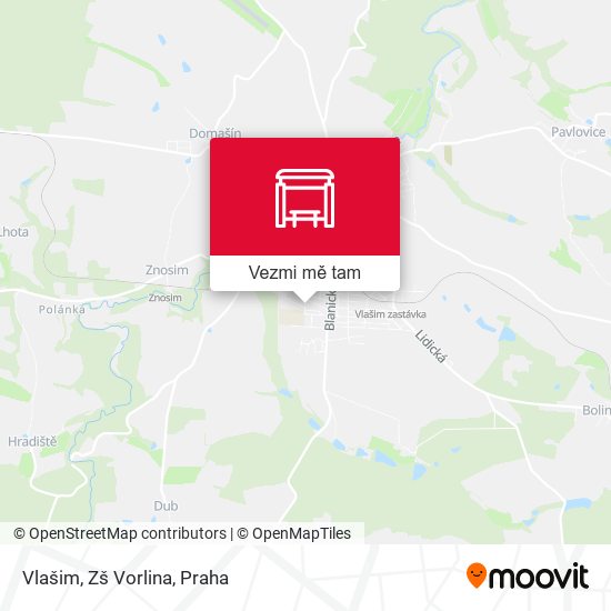 Vlašim, Zš Vorlina mapa