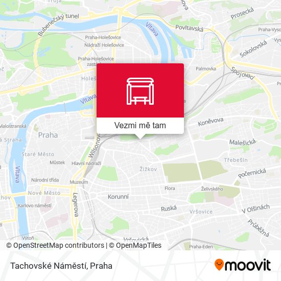 Tachovské Náměstí mapa