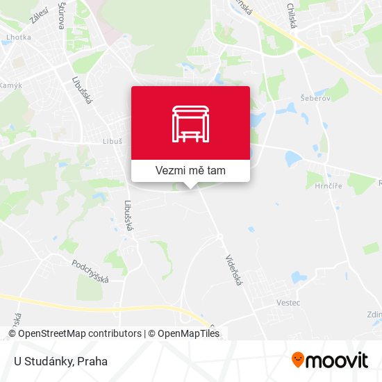 U Studánky mapa