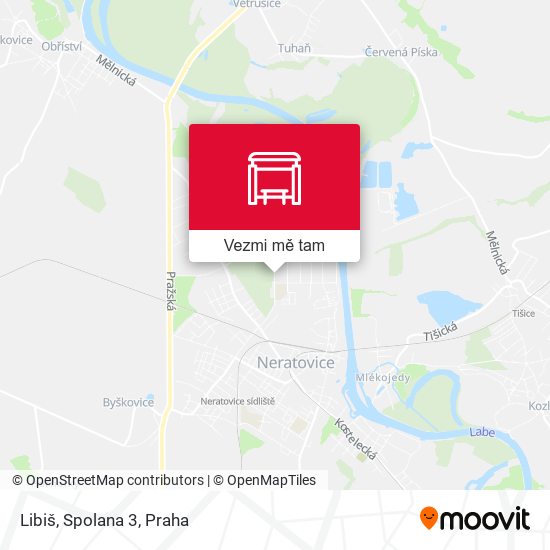 Libiš, Spolana 3 mapa