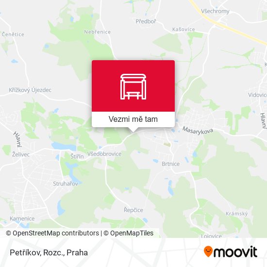 Petříkov, Rozc. mapa
