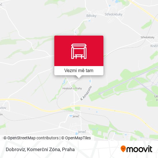 Dobrovíz, Komerční Zóna mapa