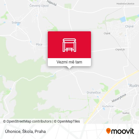 Úhonice, Škola mapa