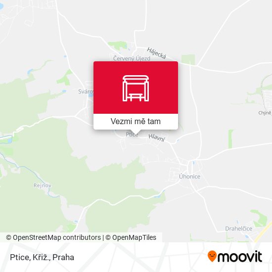 Ptice, Křiž. mapa