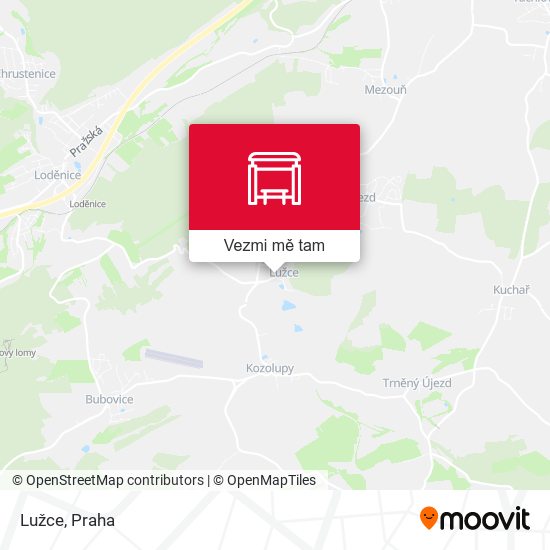 Lužce mapa