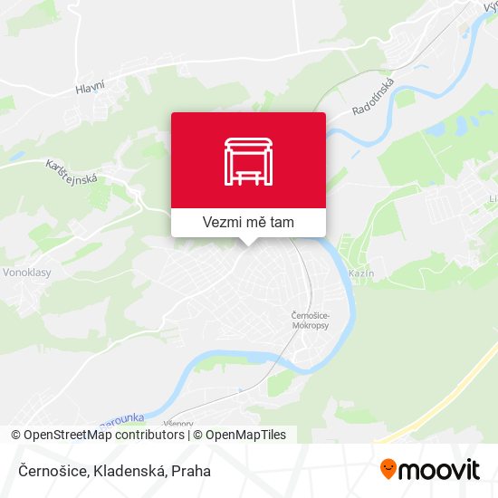 Černošice, Kladenská mapa