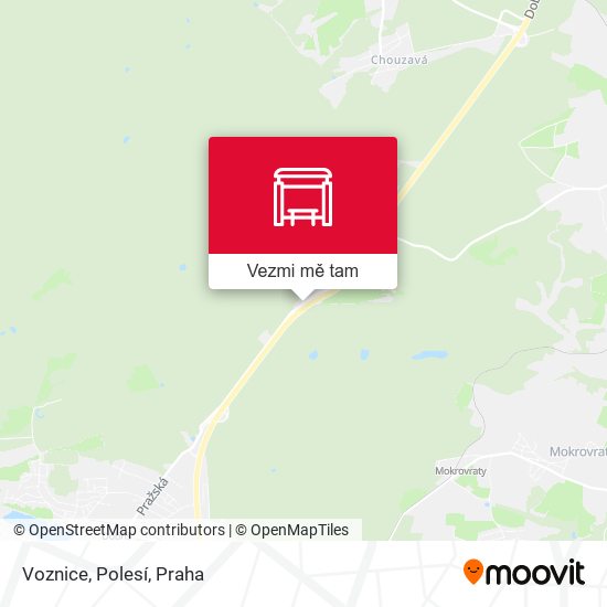 Voznice, Polesí mapa