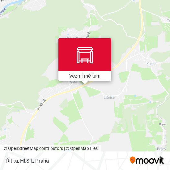 Řitka, Hl.Sil. mapa