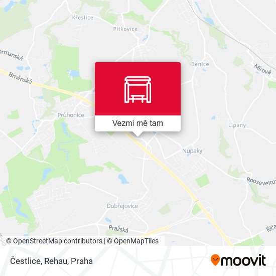 Čestlice, Rehau mapa