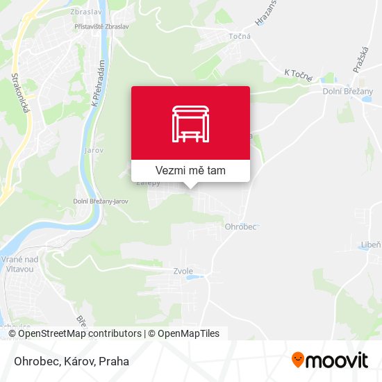 Ohrobec, Károv mapa