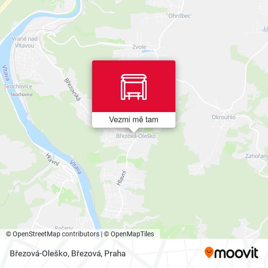 Březová-Oleško, Březová mapa