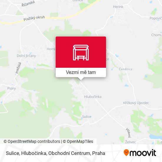 Sulice, Hlubočinka, Obchodní Centrum mapa