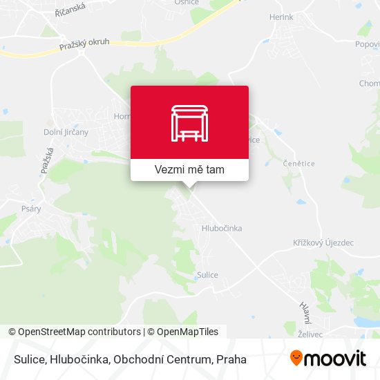 Sulice, Hlubočinka, Obchodní Centrum mapa