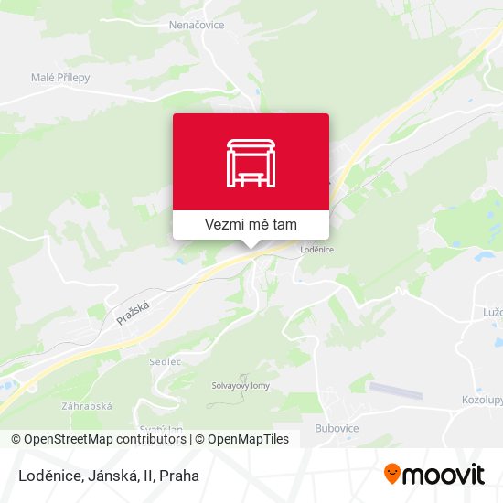 Loděnice, Jánská, II mapa