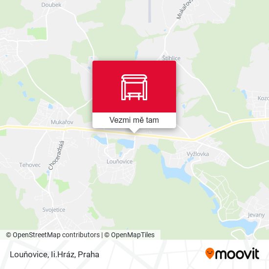 Louňovice, Ii.Hráz mapa