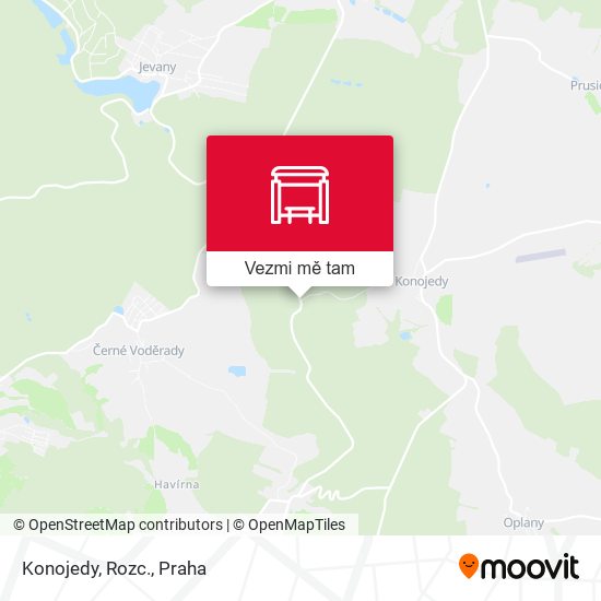 Konojedy, Rozc. mapa