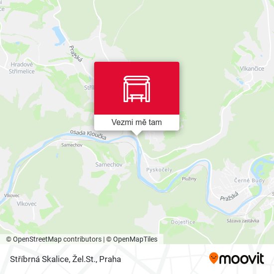 Stříbrná Skalice, Žel.St. mapa