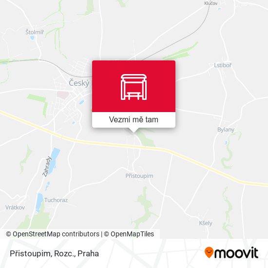 Přistoupim, Rozc. mapa